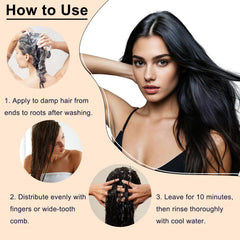 Mijaution collagen hair mask for thin, fine hair with lightweight conditioning