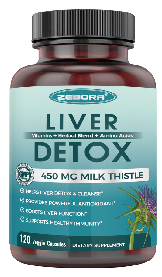 Milk thistle bottle label showing 450 mg extract and 80% silymarin