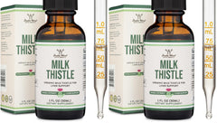Front view of Milk Thistle Drops bottle - 1 oz, pack of 2
