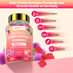 Serving of two gummies next to a glass of water