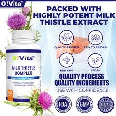 Milk thistle seed extract illustration