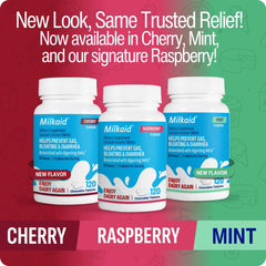 Milkaid bottle with 120 tablets for dairy digestion