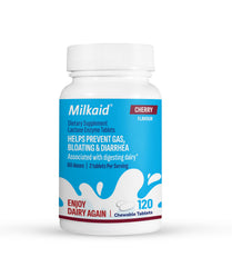 Milkaid Lactase Enzyme Chewable Tablets Cherry – 120 tablets