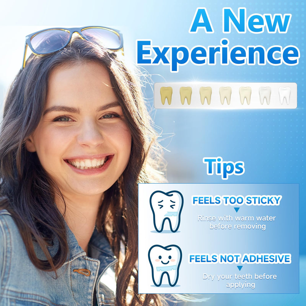 Mint-flavored Milumber whitening strips