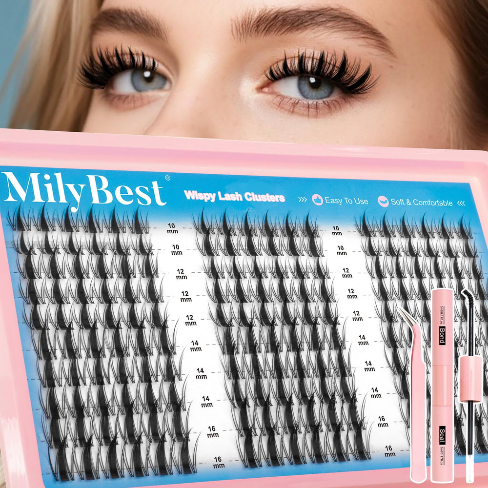 MilyBest Fairy Lash Clusters Kit for at-home lash artistry.
