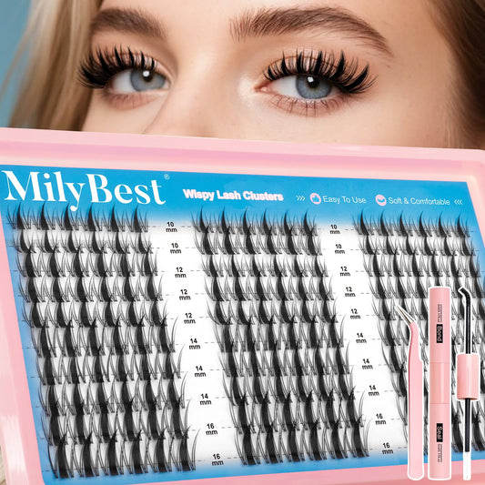 MilyBest Fairy Lash Clusters Kit for at-home lash artistry.
