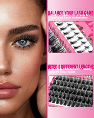 MilyBest spiky clusters 12mm for balanced volume and blend