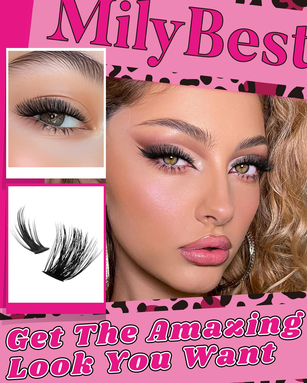 MilyBest volume mink clusters HD options for fuller looks