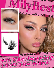 MilyBest volume mink clusters HD options for fuller looks