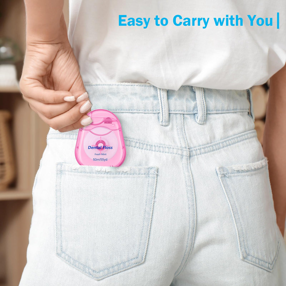Compact and lightweight Mimorou dental floss bulk for travel