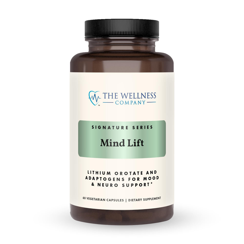 Mind Lift bottle front label with product name