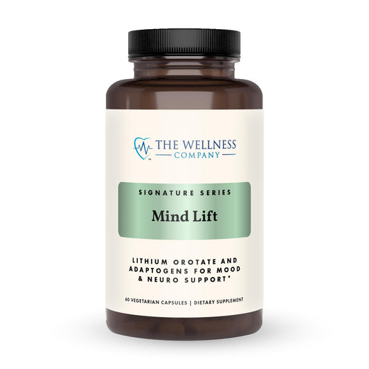 Mind Lift bottle front label with product name