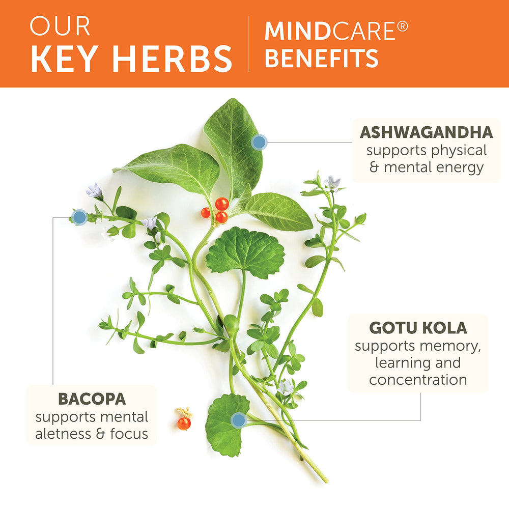 Close-up of MindCare capsules