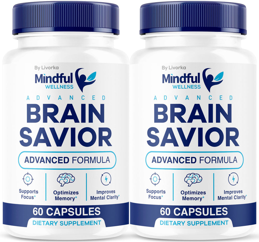 Mindful Wellness Brain Savior capsules – 2 pack hero image