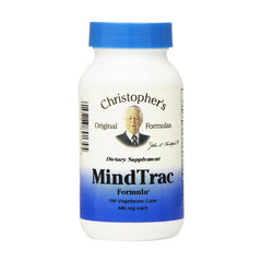 MindTrac Formula bottle containing 100 capsules