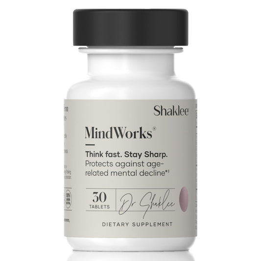 MindWorks brain health tablet close-up