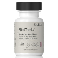MindWorks brain health tablet close-up