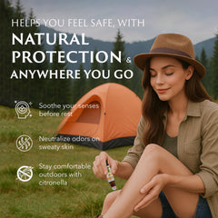 Natural citronella essential oil ingredients label