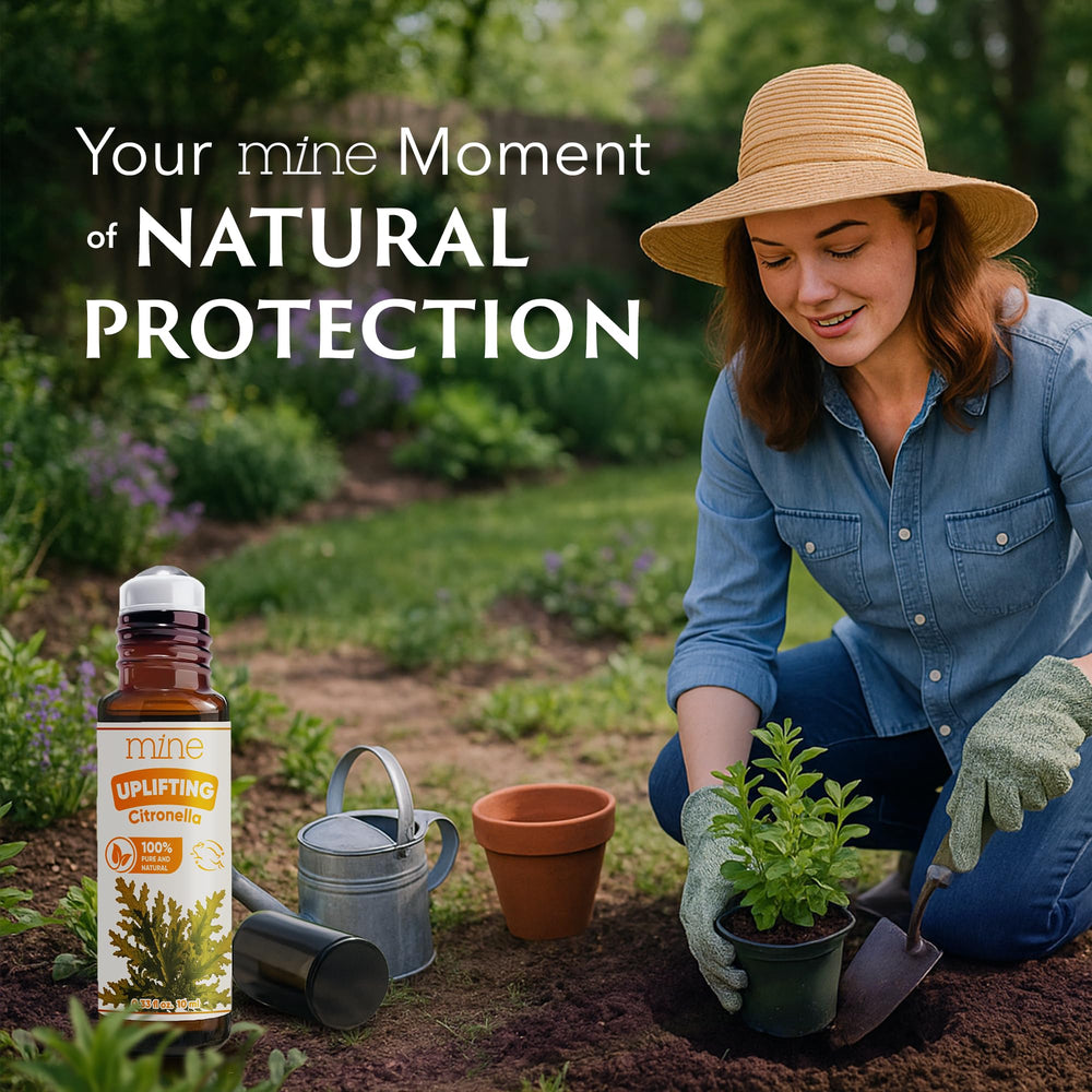 Non-greasy skin application of citronella roll-on