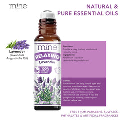 Travel-friendly lavender roll-on for on-the-go