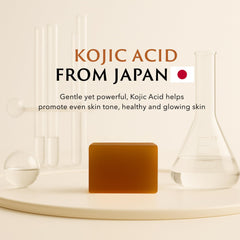 Mine Turmeric Kojic Acid Soap Bar shea butter visual hydration.