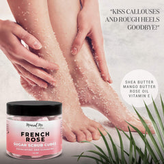 Mineral Me California shea butter exfoliant cubes smooth skin