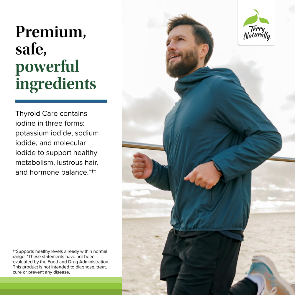 Iodine, L-tyrosine, and selenium ingredient panel