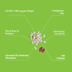 180-count mini softgels for easy swallowing