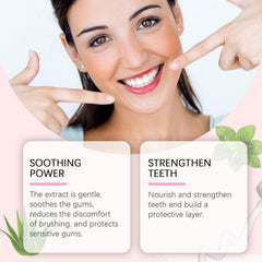 Natural mint flavor detail