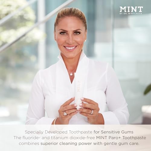 Illustration of healthy gums and teeth for MINT PARO+