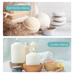 Candles and soaps scented with Minty Eucalyptus fragrance oil