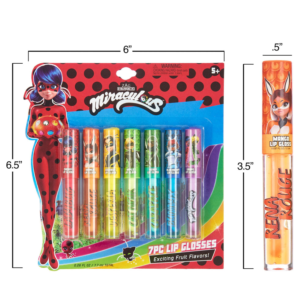 Miraculous lip gloss grape flavor offers rich color and smooth feel.
