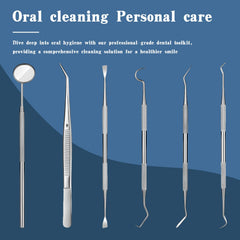 Dental mirror and plaque remover tools