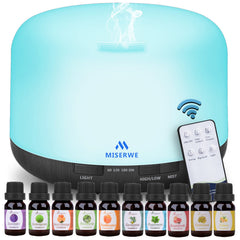 Miserwe 500ml essential oil diffuser base and water tank