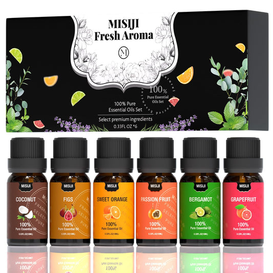 Amber glass MISIJI essential oil bottle with dropper