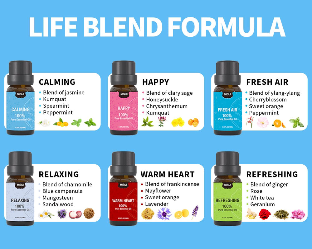 MISIJI essential oils set for DIY candles, soaps, and diffusers