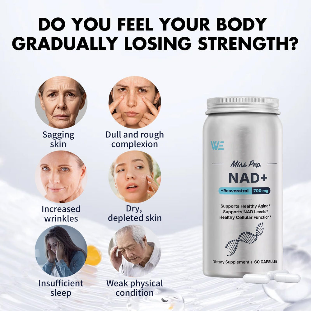 Lifestyle image showing increased focus and energy with Miss Pep NAD+