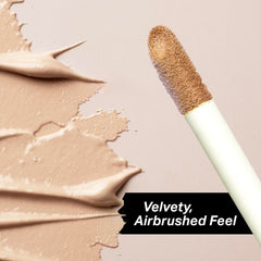 MISS2M Careful concealer tube dispense highlights easy pump for consistent color distribution.