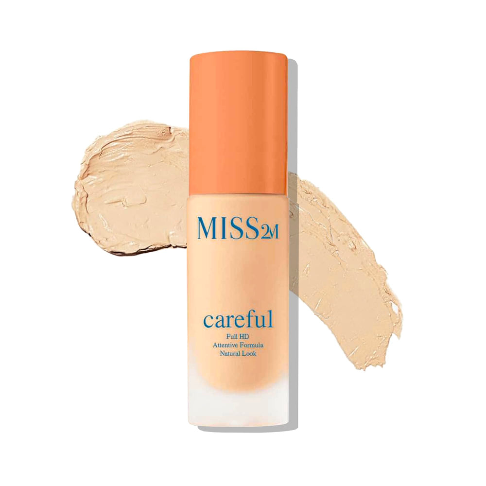 MISS2M Careful HD bottle Porcelain Pearl shade for a smooth matte base