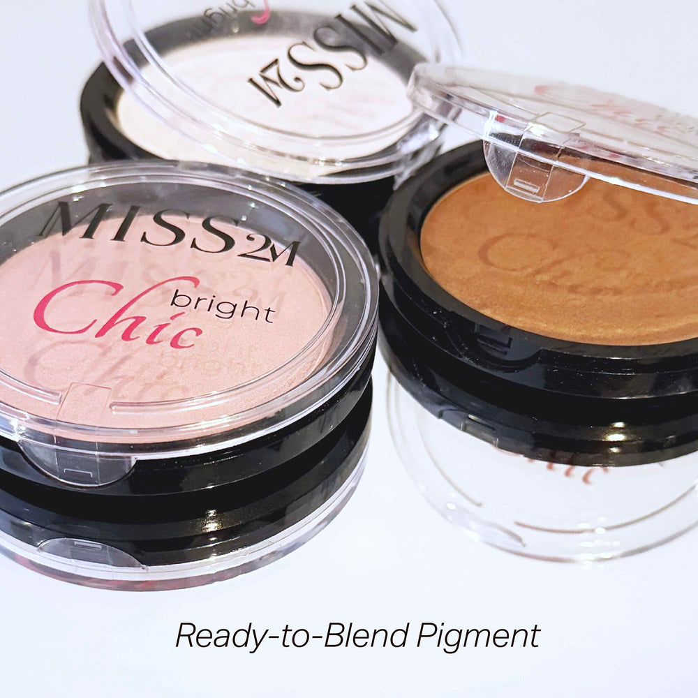 MISS2M Chic Bright light-diffusing formula softens pores visually.