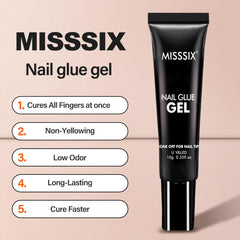 Misssix portable UV LED lamp for fast, even curing