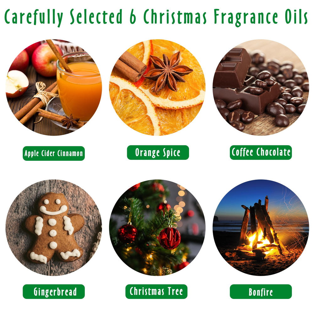 Bonfire 10 ml fragrance oil bottle from MitFlor Christmas set