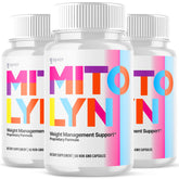 Mitolyn Capsules 3-Pack front view with packaging on white background