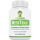 VitaMonk MitoTrax bottle and 60 capsules