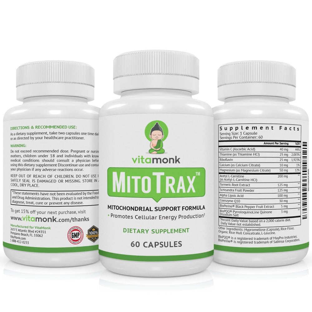 Healthy lifestyle with MitoTrax supplement