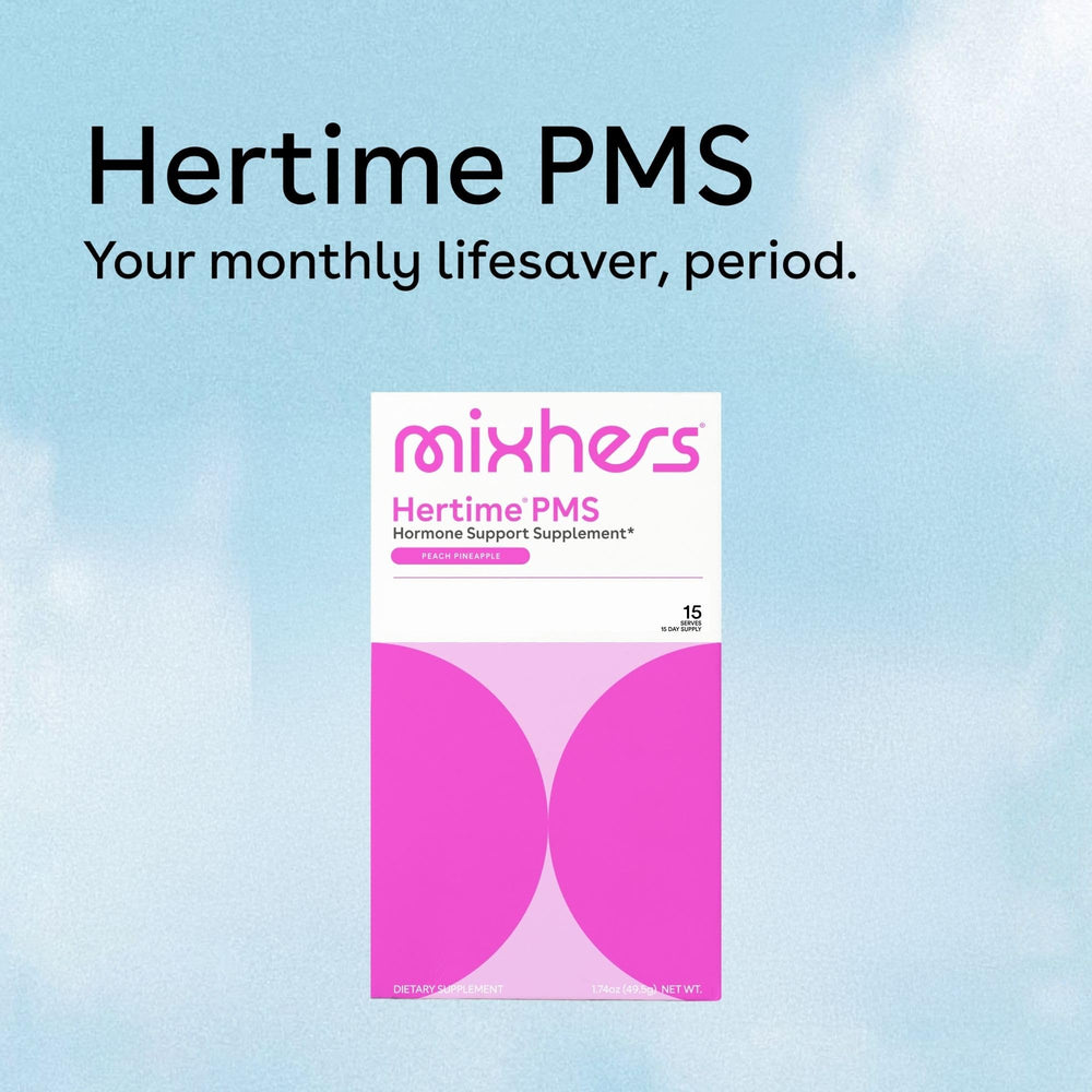 Dissolving Hertime PMS+ powder in water