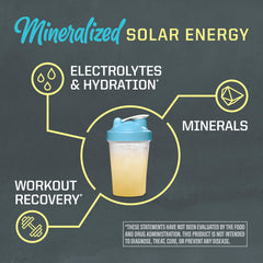 Product being added to water or smoothie
