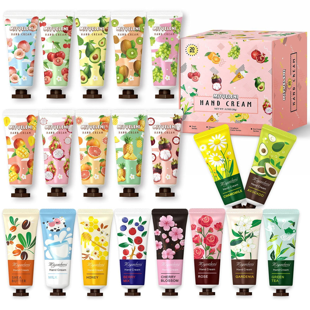 MIYUELENI 20-pack hand cream gift set image, ideal for gifting and sharing