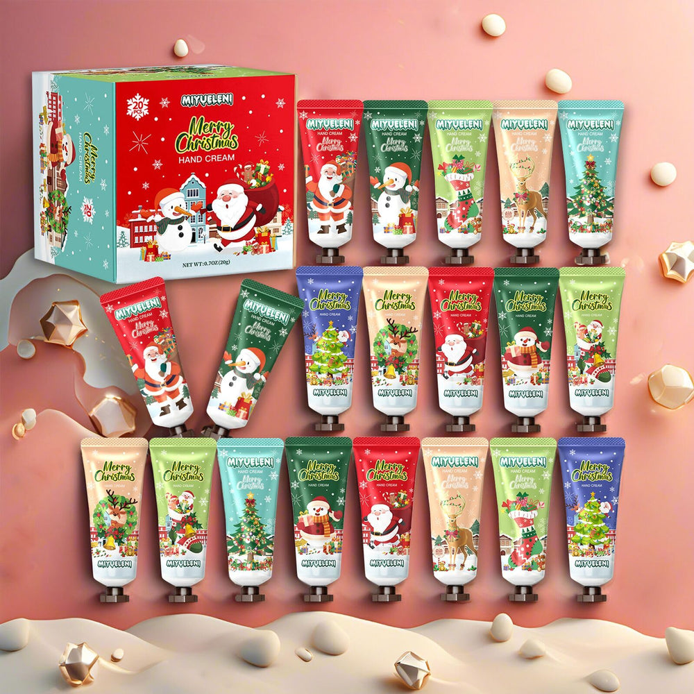 MIYUELENI 20ml mini hand creams displayed for travel and daily use