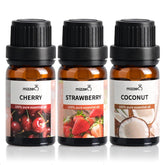 MIZZEO Cherry essential oil bottle for diffuser sessions that uplift mood and ambiance.